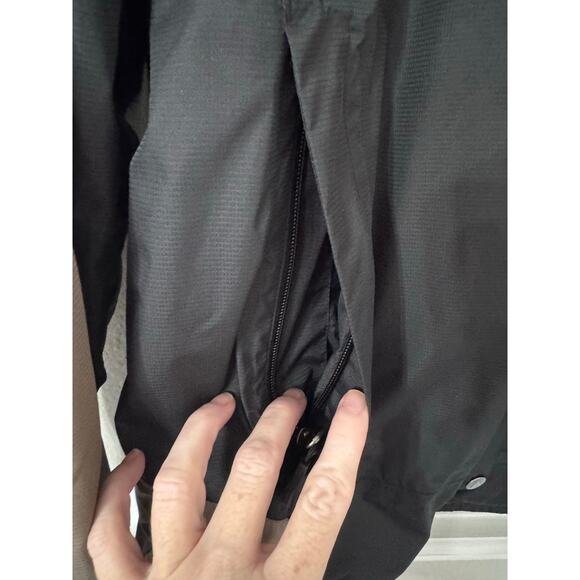 Ascend Mens Black and Brown‎ Full Zip Jacket Missing Hood Size XL - Picture 5 of 7